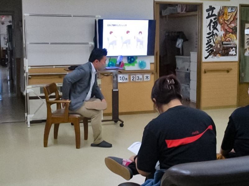 高齢者グループホーム憩いの家 訪問支援の様子